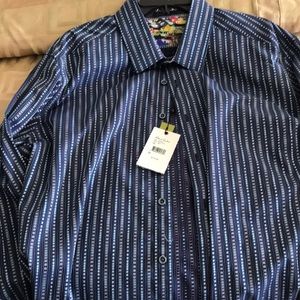 Robert Graham 2XL Shirt Navy